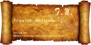 Trexler Melinda névjegykártya